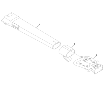 Oscillating Tube Assembly Diagram and Parts List for 51671 (320000001 - 320999999)(2020) Lawn Boy Leaf Blower / Vacuum